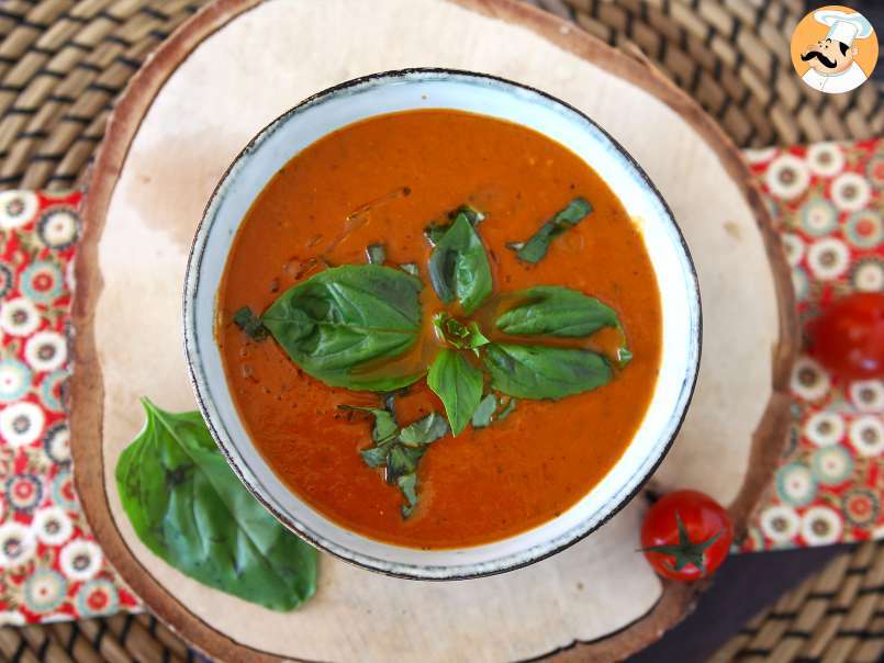 Sopa de tomate e manjericão - foto 3