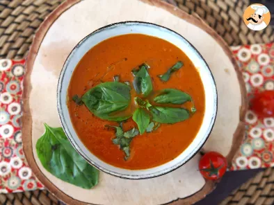 Sopa de tomate e manjericão - foto 3