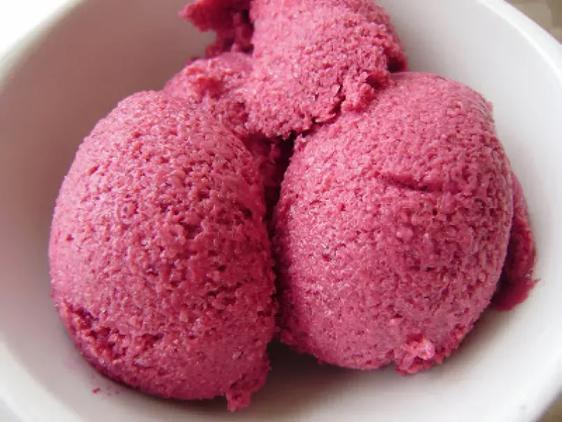Sorvete de Amoras/ Frozen Iogurt de Frutas Vermelhas - foto 2