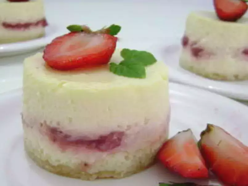 Strawberry Lava Cheesecake