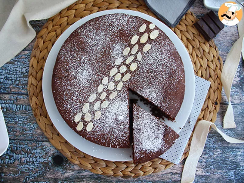 Torta Caprese (bolo italiano de chocolate e amêndoas) - foto 2