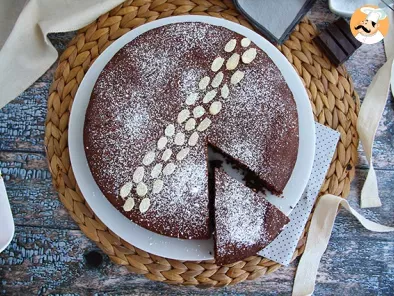 Torta Caprese (bolo italiano de chocolate e amêndoas) - foto 2