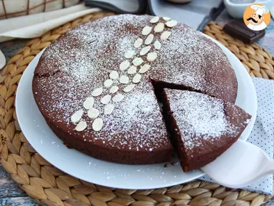Torta Caprese (bolo italiano de chocolate e amêndoas) - foto 5