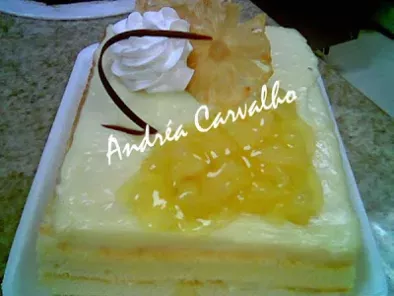 Torta de Abacaxi com Creme e Torta de Maracujá - Andréa