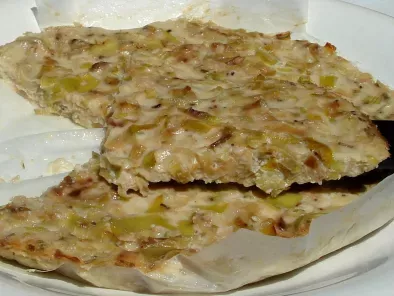 Tortilha de alho francês, quinoa e leite de avelã (sem lácteos, sem gluten) - foto 2
