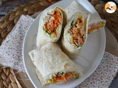 Wraps de salmão, o sanduíche perfeito, prático e bom pra toda hora! - foto 6