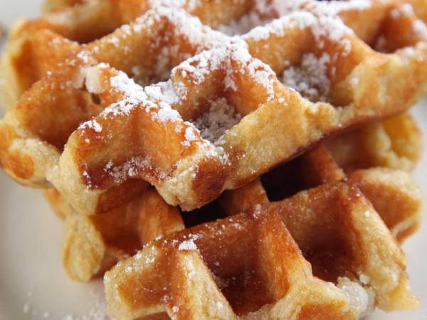 Receita de waffle