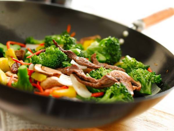 Receita para wok