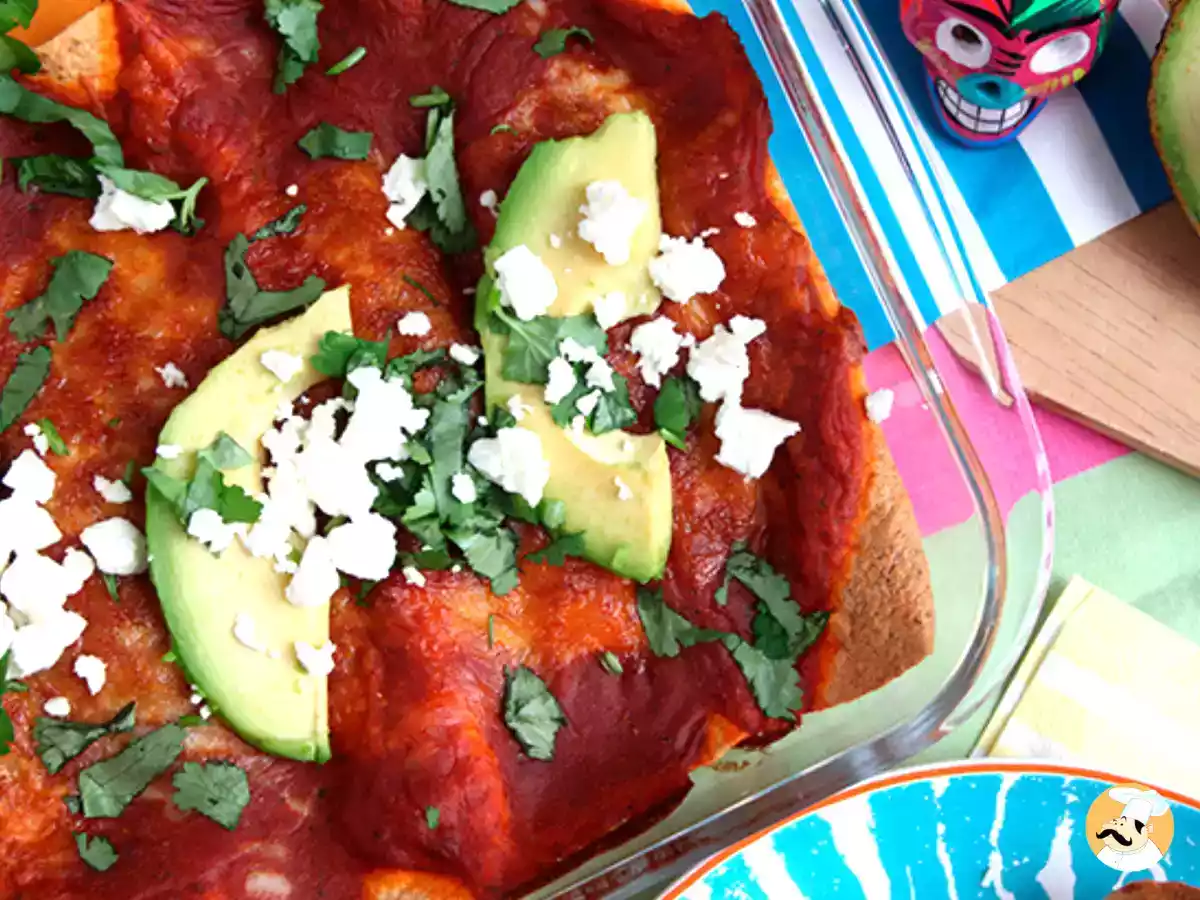 6. Enchiladas de frango - México