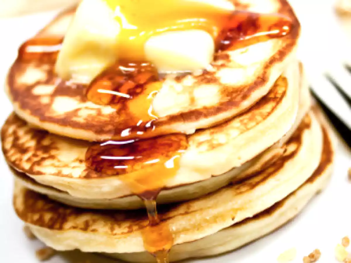 Panquecas para o pequeno-almoço