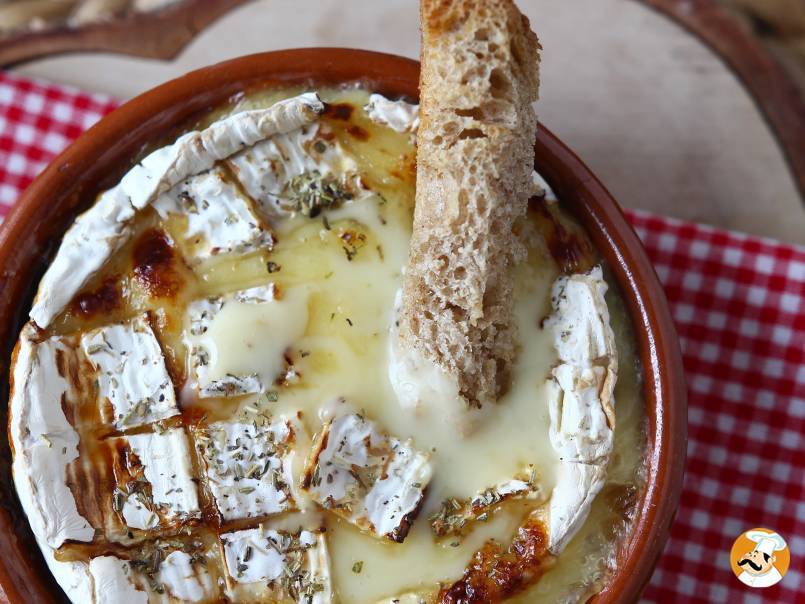 2. Queijo Camembert com mel assado na Air Fryer