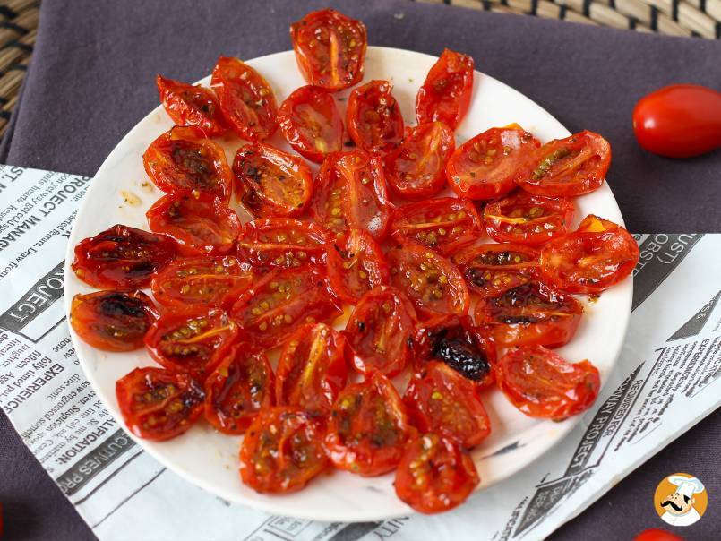 5. Tomates confitados (tomate confit) na Air Fryer