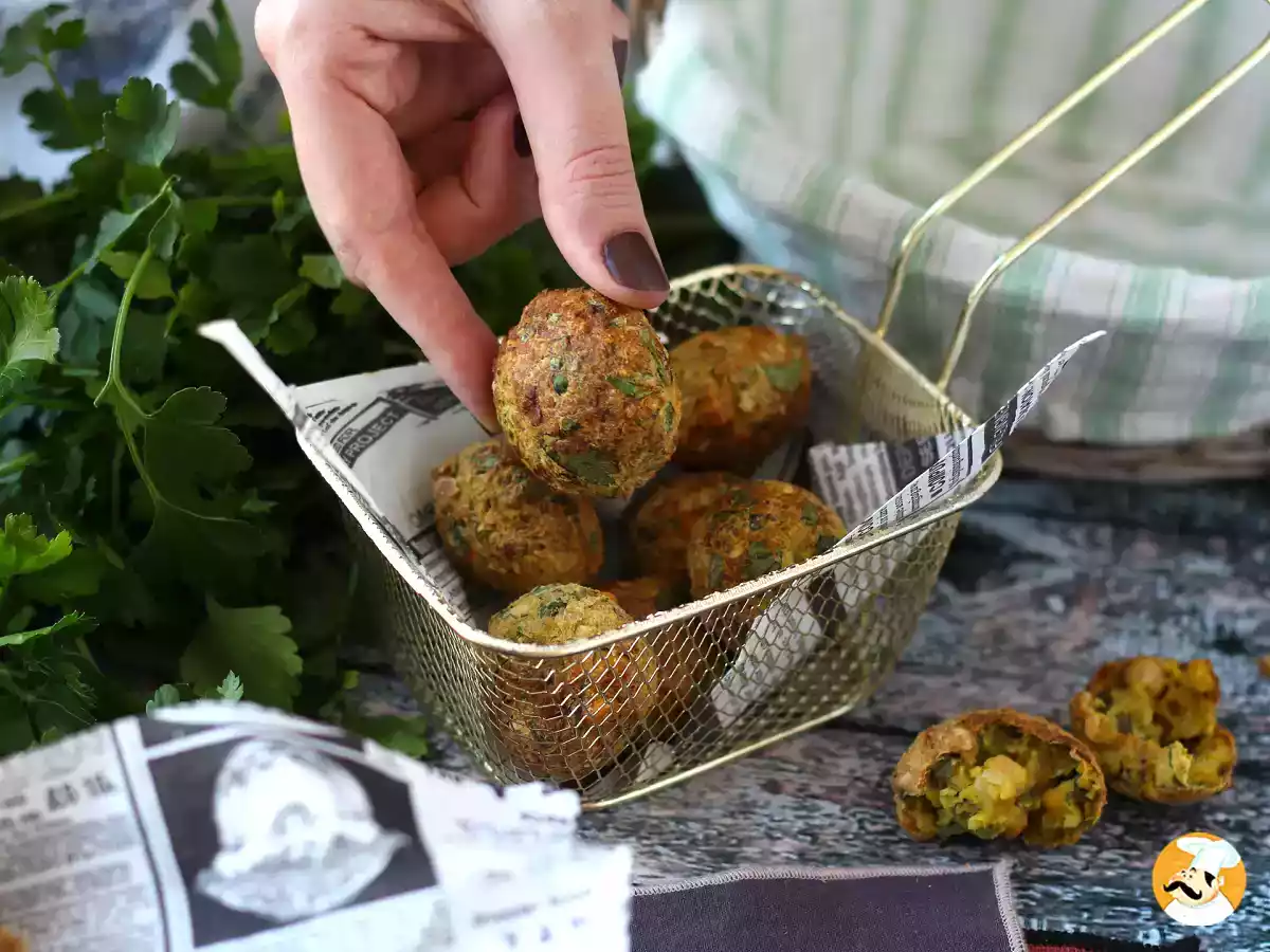 6. Falafels, o bolinho de grão de bico crocante e sem fritura!