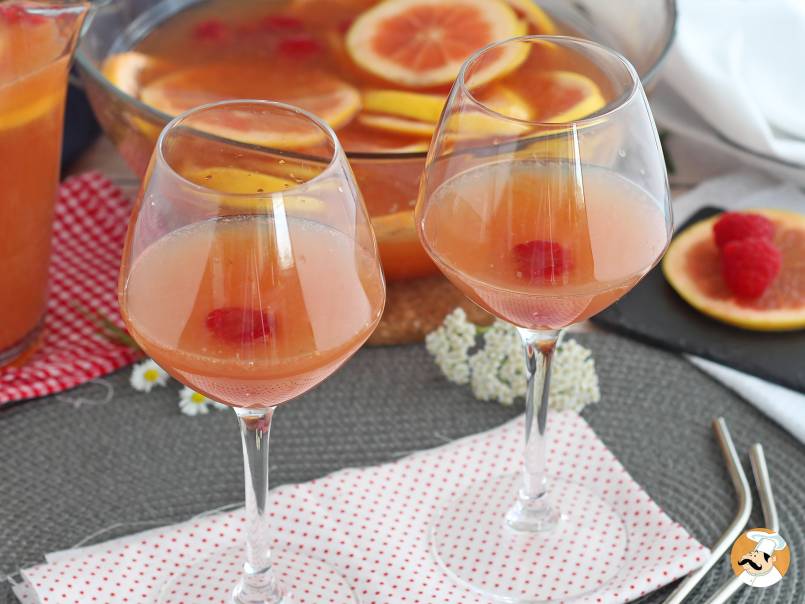 4. Sangria de rose: para animar as festas