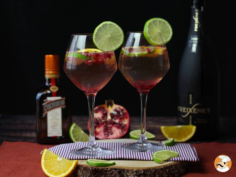 2. Sangria de espumante: a mais elegante para as comemorações