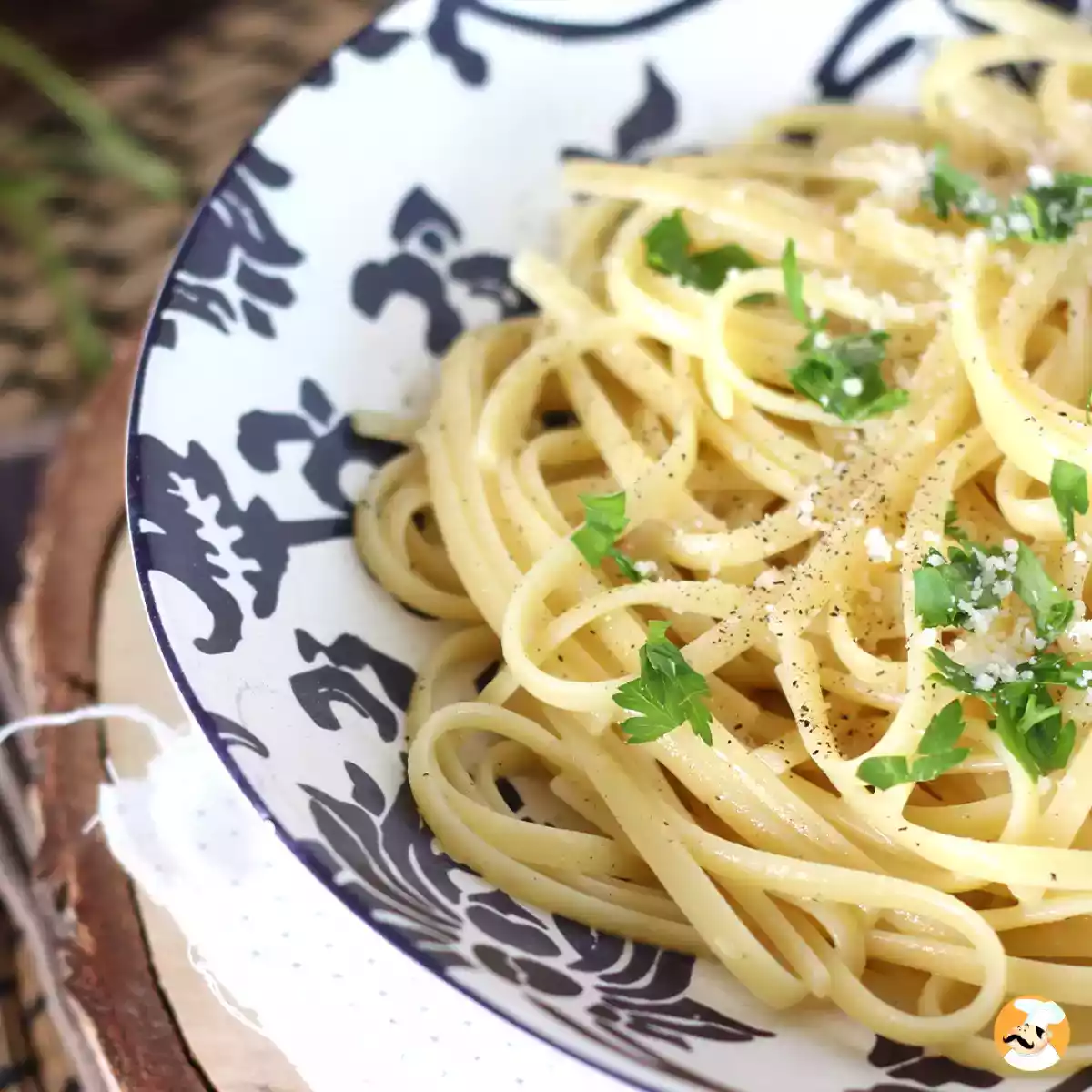 1. Linguine com limão