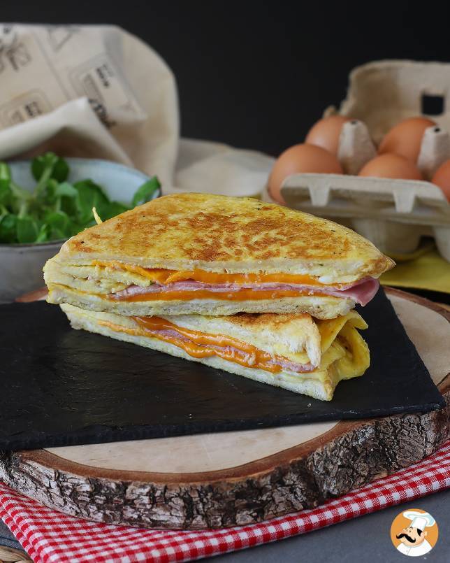 7. Sanduíche de omelete