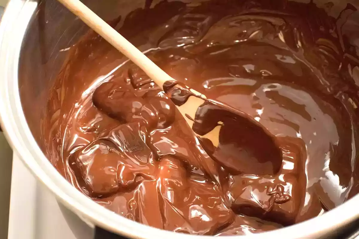 7. Queimar o chocolate antes que ele derreta