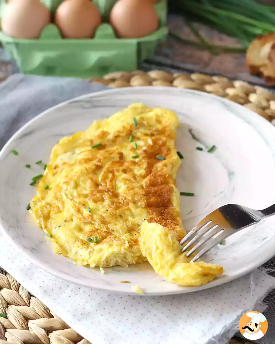4. Omelete de queijo
