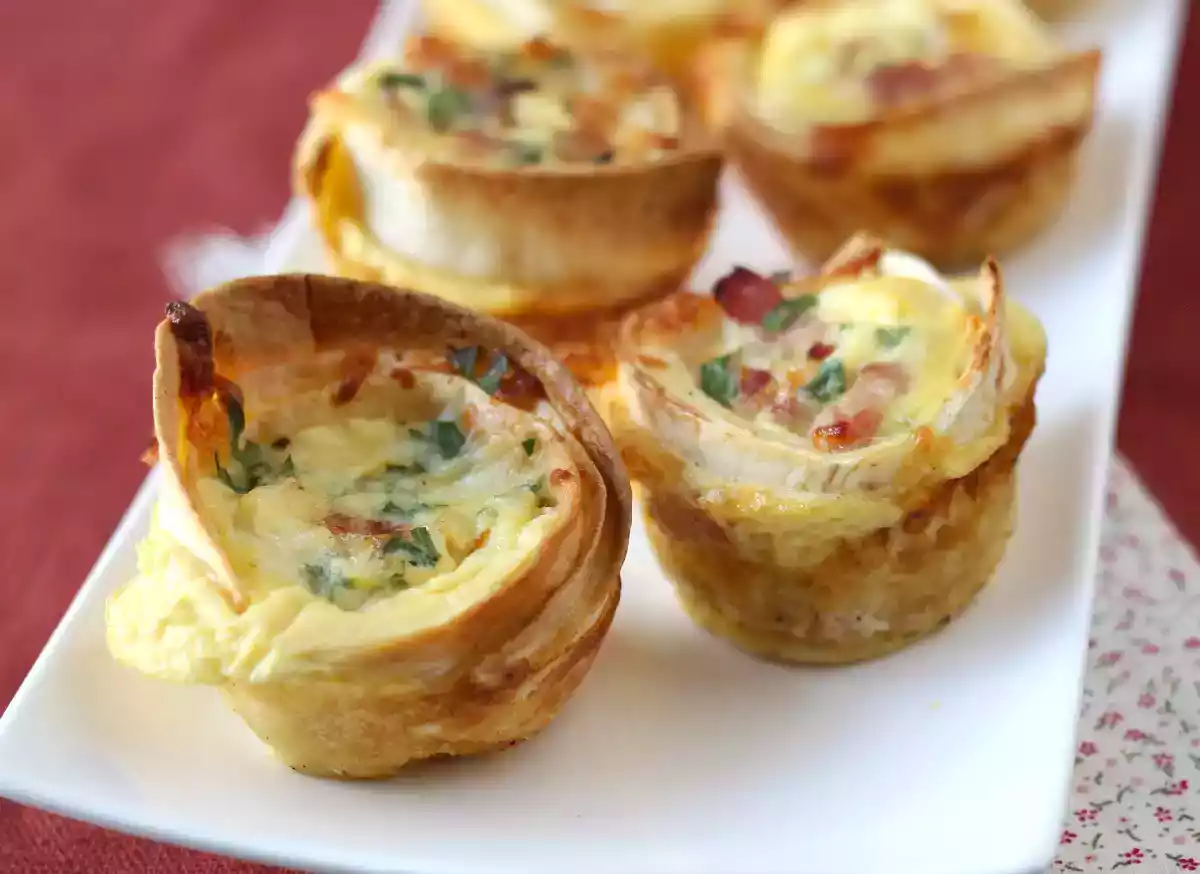 4. Mini quiches de tortilha