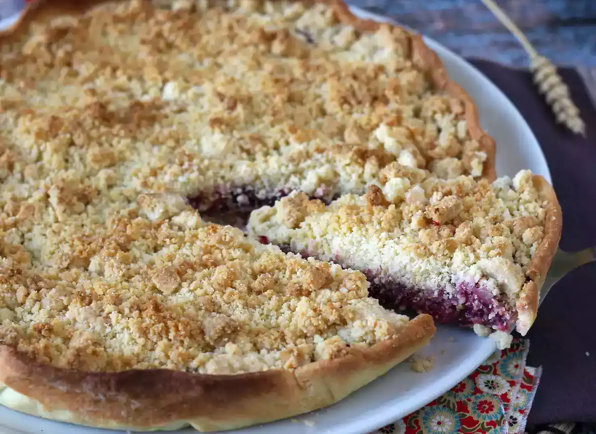 3. Crumble de morango