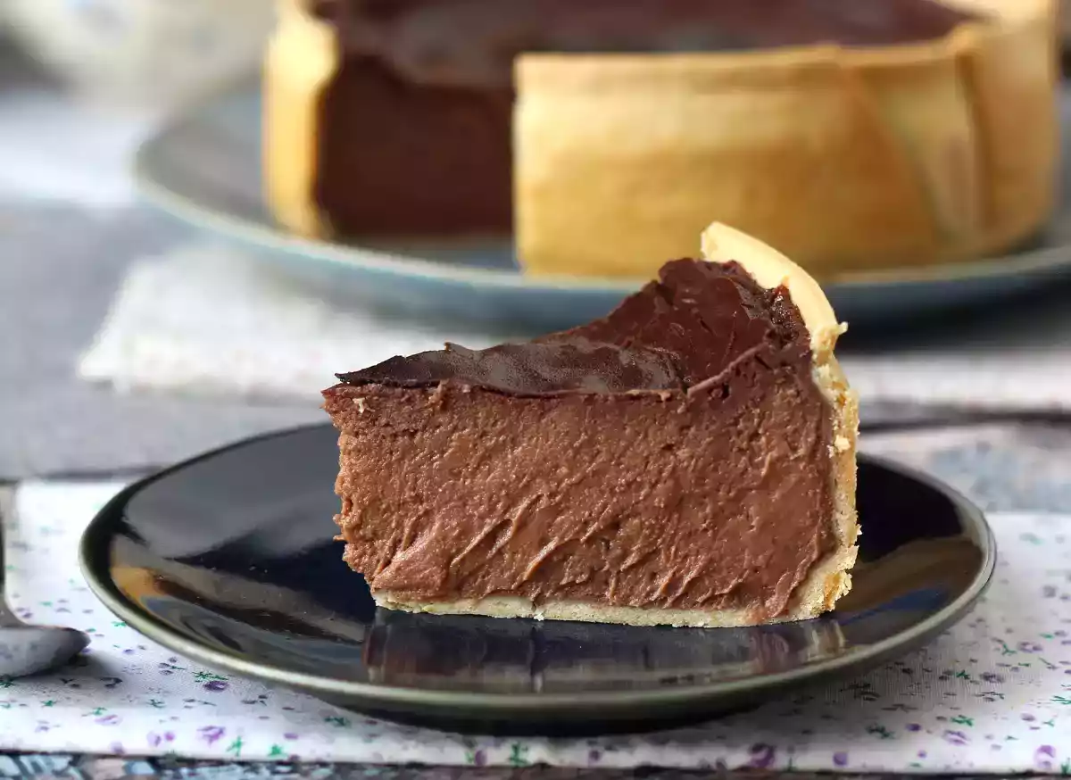 5. Flan de chocolate parisiense: o toque francês para suas sobras de chocolate
