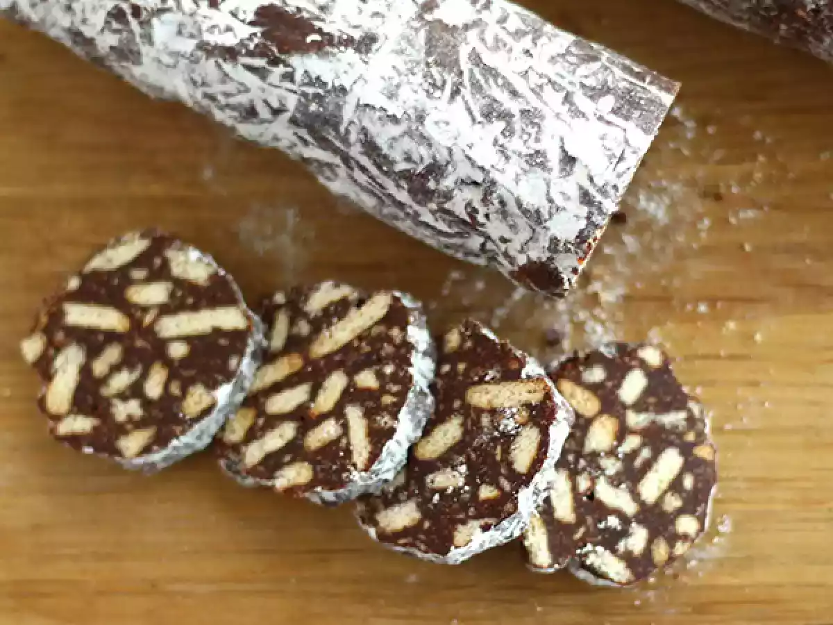1. Salame de chocolate: simples mais cheio de alma
