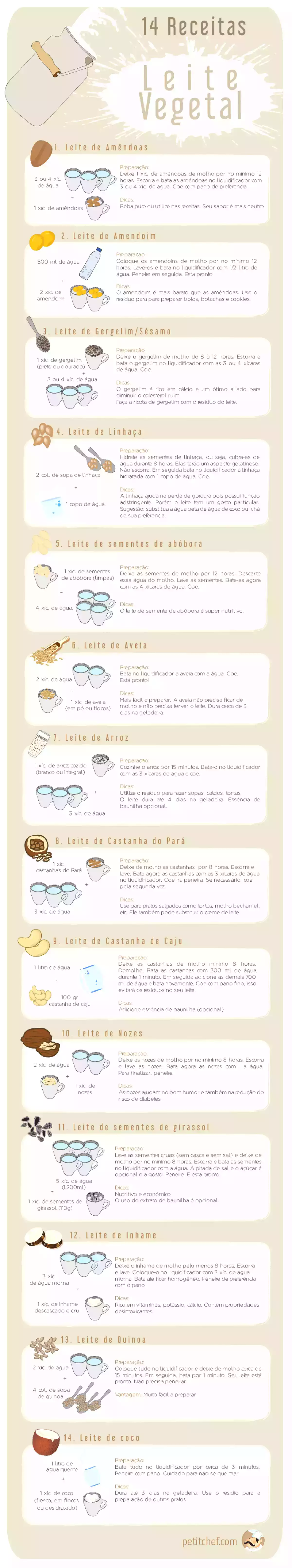 14 Leites Vegetais para se fazer em casa, foto 1