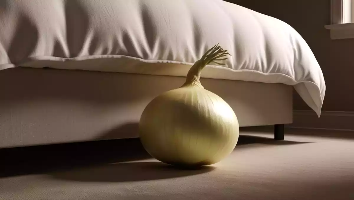 De acordo com uma antiga crença popular, colocar uma cebola embaixo da cama ajuda você a dormir melhor (e mais!).