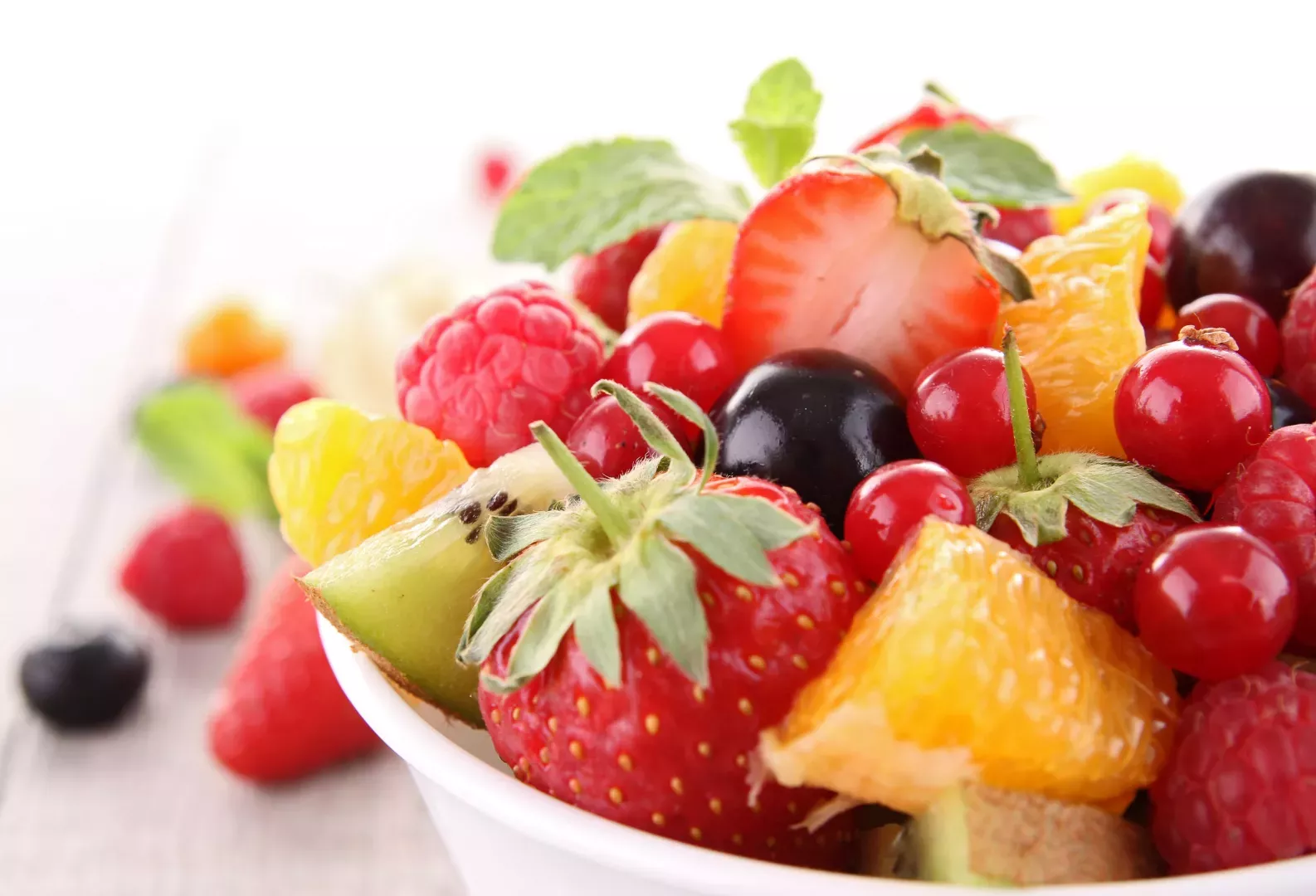 Saladas de/com Fruta para todas as papilas gustativas
