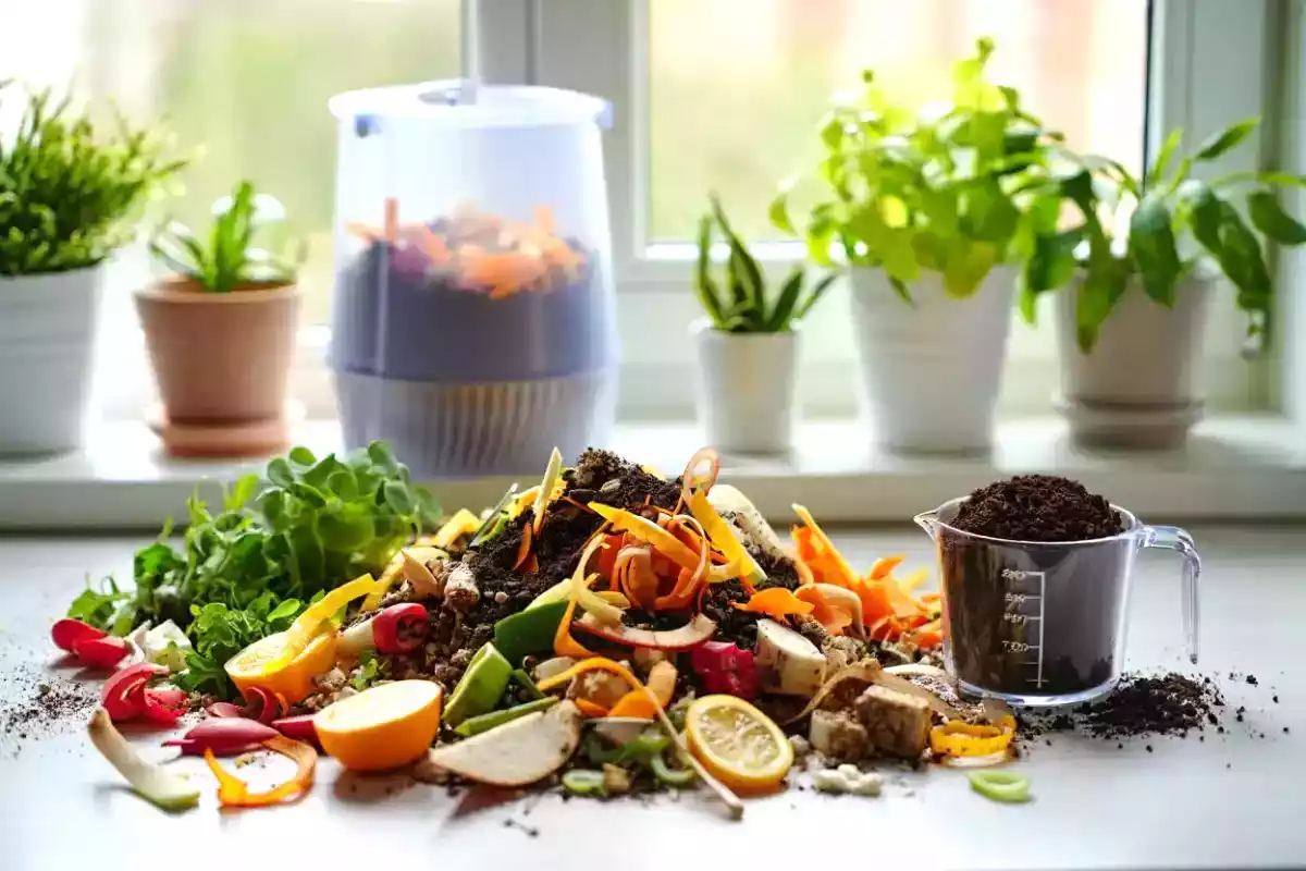 Composteira expressa no apartamento: transforme seus resíduos de cozinha em ouro para suas plantas!