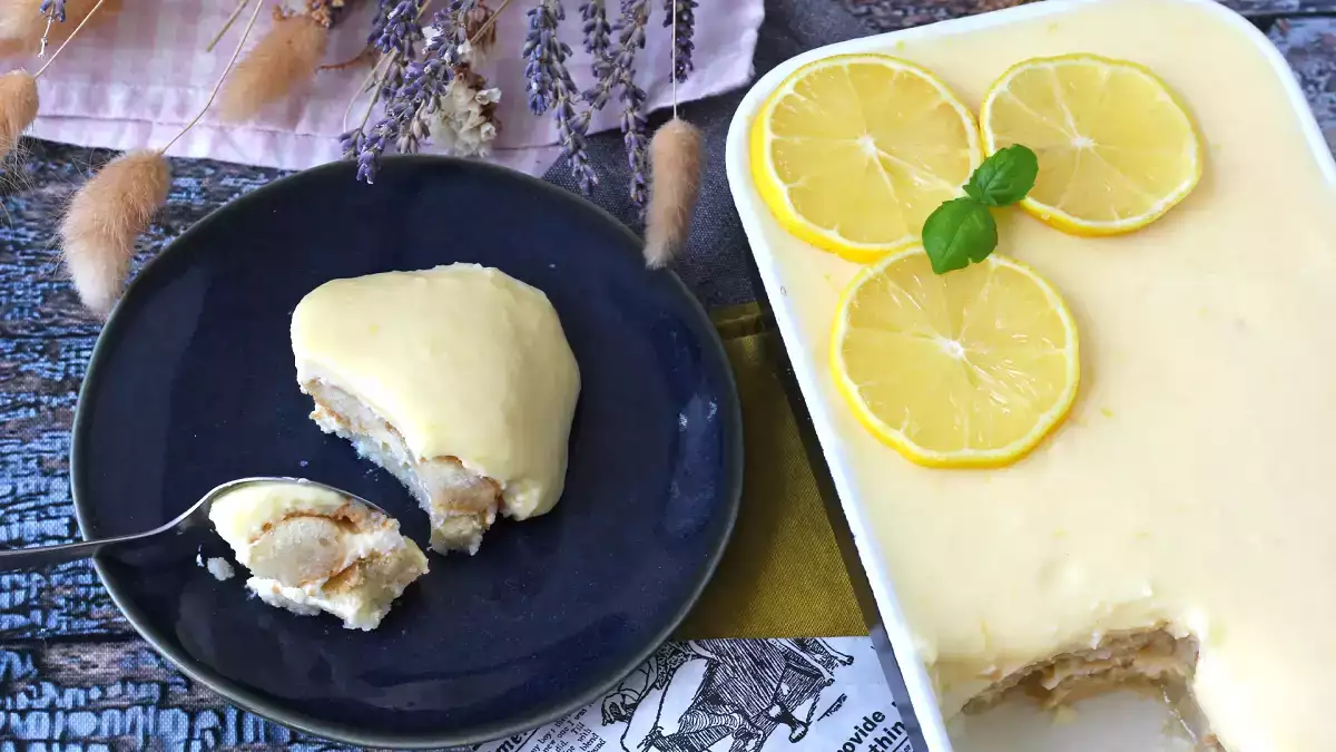Este tiramisu de limão é a melhor coisa que poderia acontecer em seu verão