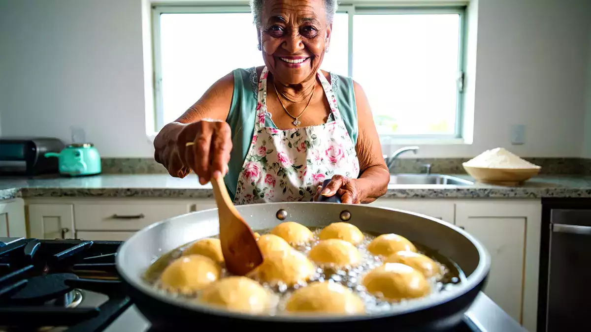 O truque da avó pra fritar sem espirrar que salva sua cozinha