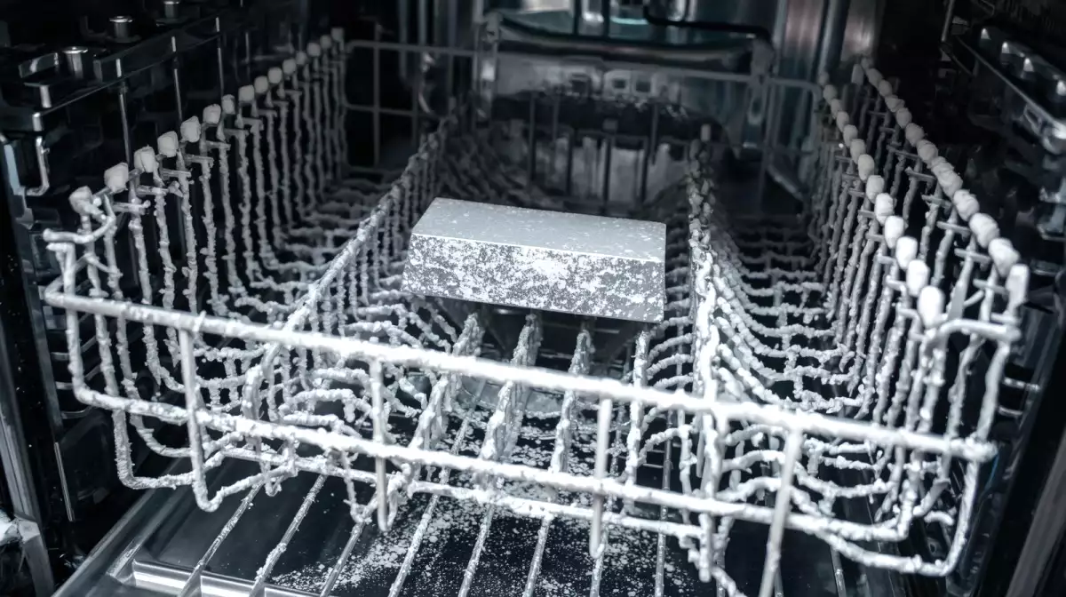 O que o calcário faz com sua máquina de lavar louça... sem que você perceba