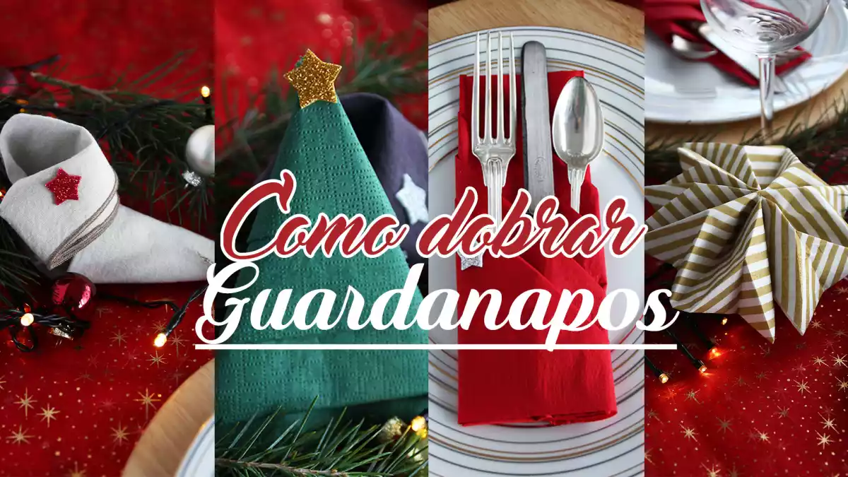 Especial NATAL: 4 maneiras de dobrar o guardanapo