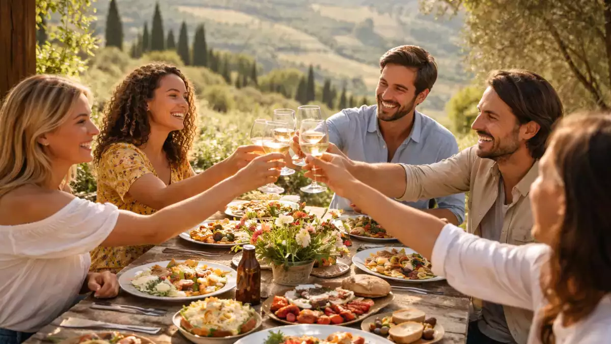 O que acontece quando você monta uma mesa italiana de primavera com essas 10 receitas surpreende qualquer um