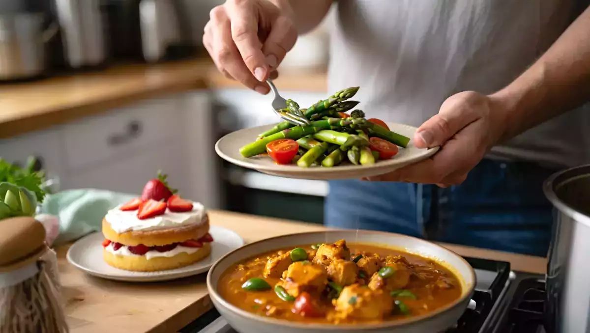 Menu do dia, 11 de maio: delícias da primavera com espargos, frango e morangos