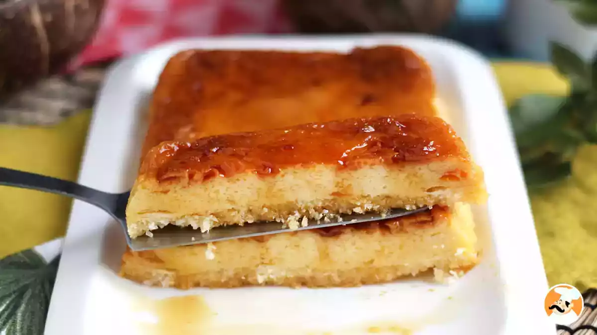 A receita de pudim de coco mais rápida do mundo!