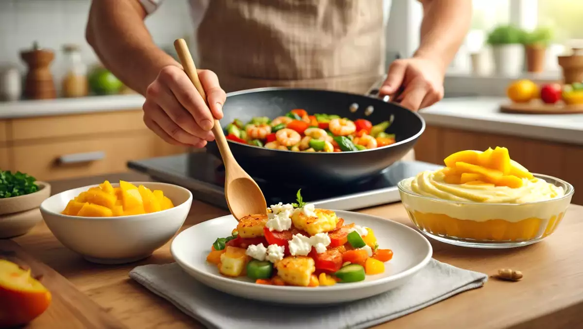 Menu do dia, 5 de Junho: delícias crocantes, wok vibrante e mousse refrescante