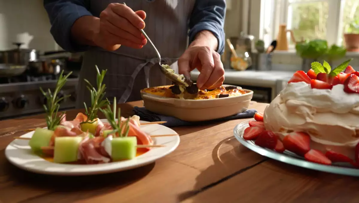 Menudo dia, 6 de Junho: delícias de verão com melão, moussaka e pavlova