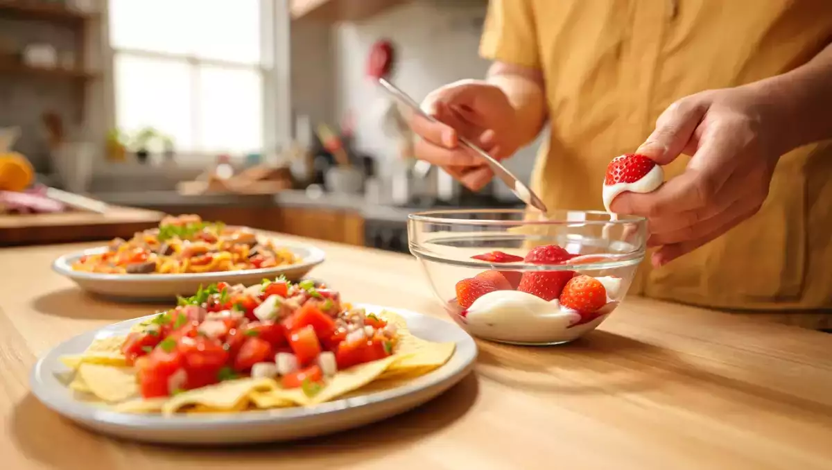 Menu do dia, 9 de Junho: sabores mexicanos, massas cremosas e sobremesas de morango