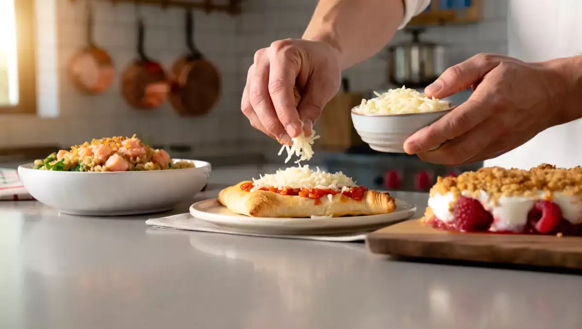 Menu do dia, 11 de junho: delícias de mini croissants, salada crocante e crumble de framboesa