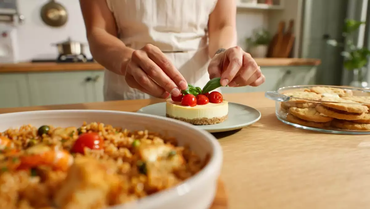 Menu do dia, 28 de junho: delícias de cheesecake salgado, arroz de tamboril e gelado de bolacha