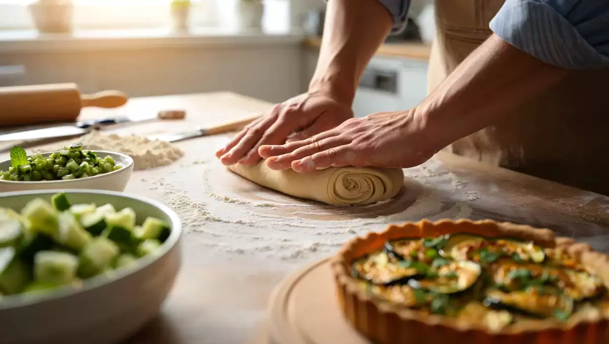 Menu do dia, 2 de julho: sopa fria, torta de pesto e tarte de natas