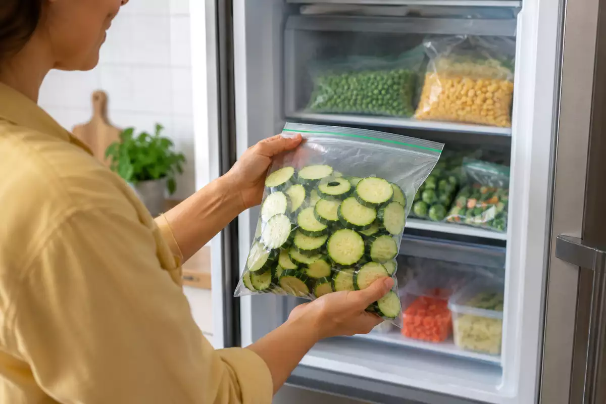 Como congelar curgete no verão e ter um stock perfeito para todo o ano: o passo que nunca deve saltar