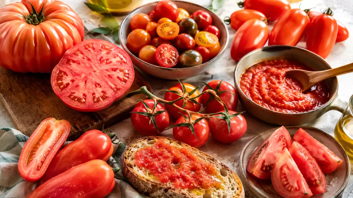 Nem todos os tomates servem para o mesmo: o erro que estraga gazpacho, molho, saladas e pão com tomate