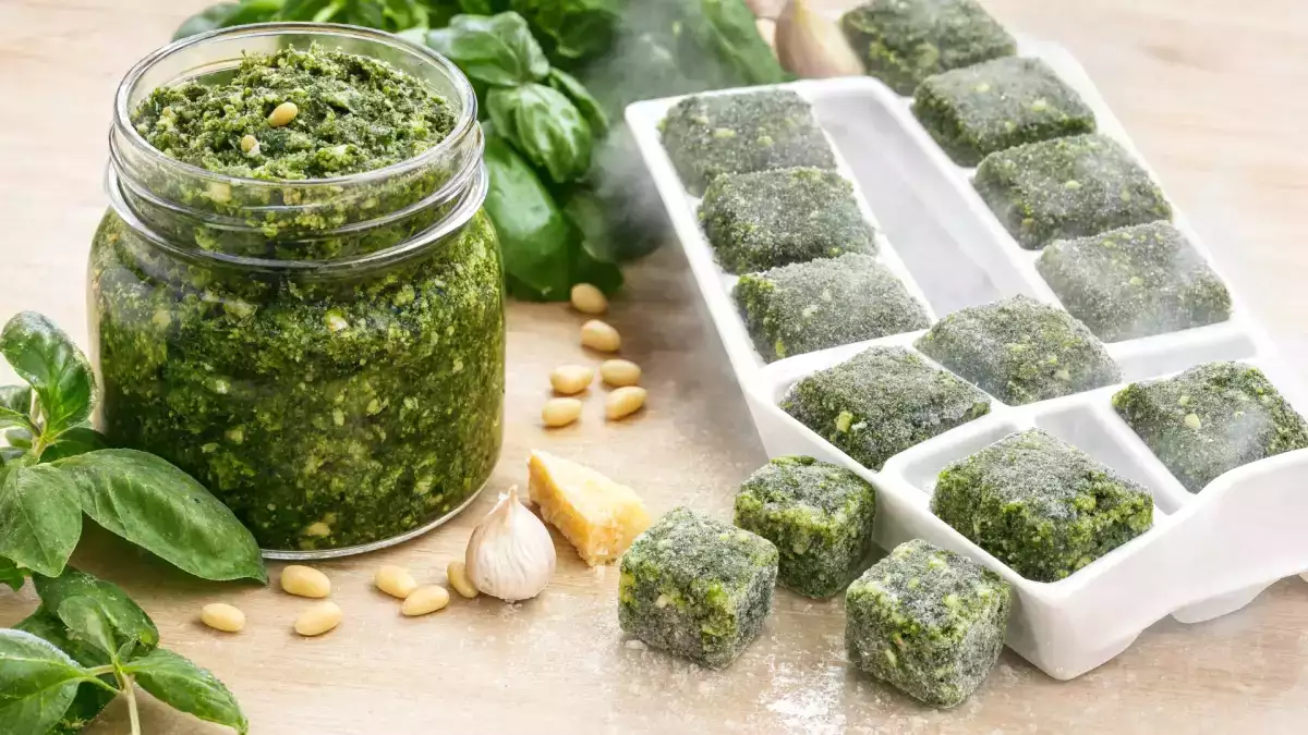 Pesto caseiro congelado: quanto tempo ele dura no freezer e como armazená-lo sem perder o sabor