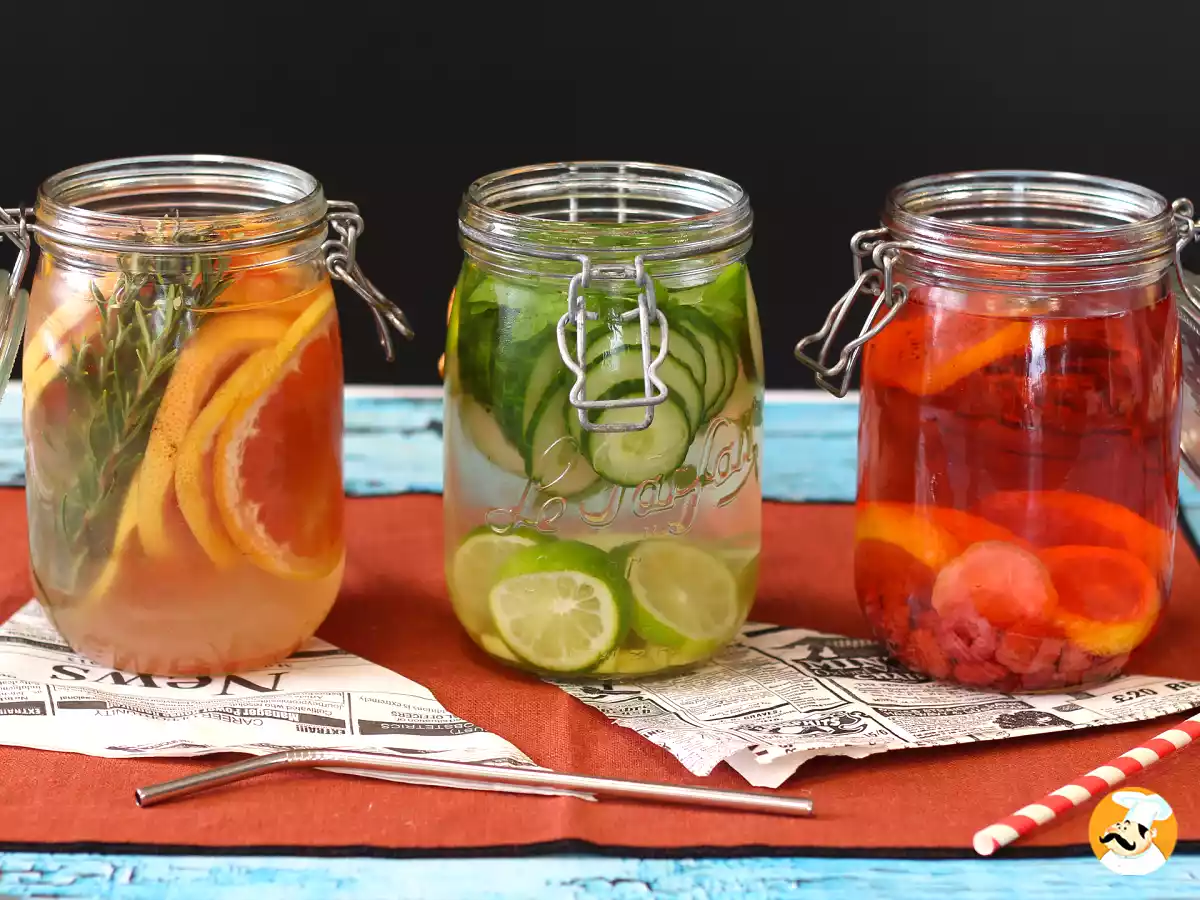 Como fazer em casa a água aromatizada DETOX?