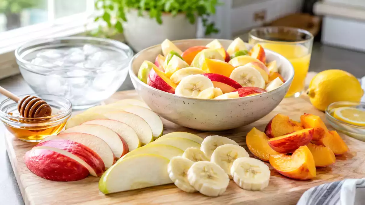 Frutas cortadas que escurecem rapidamente? Descubra métodos práticos, além do limão, para mantê-las frescas