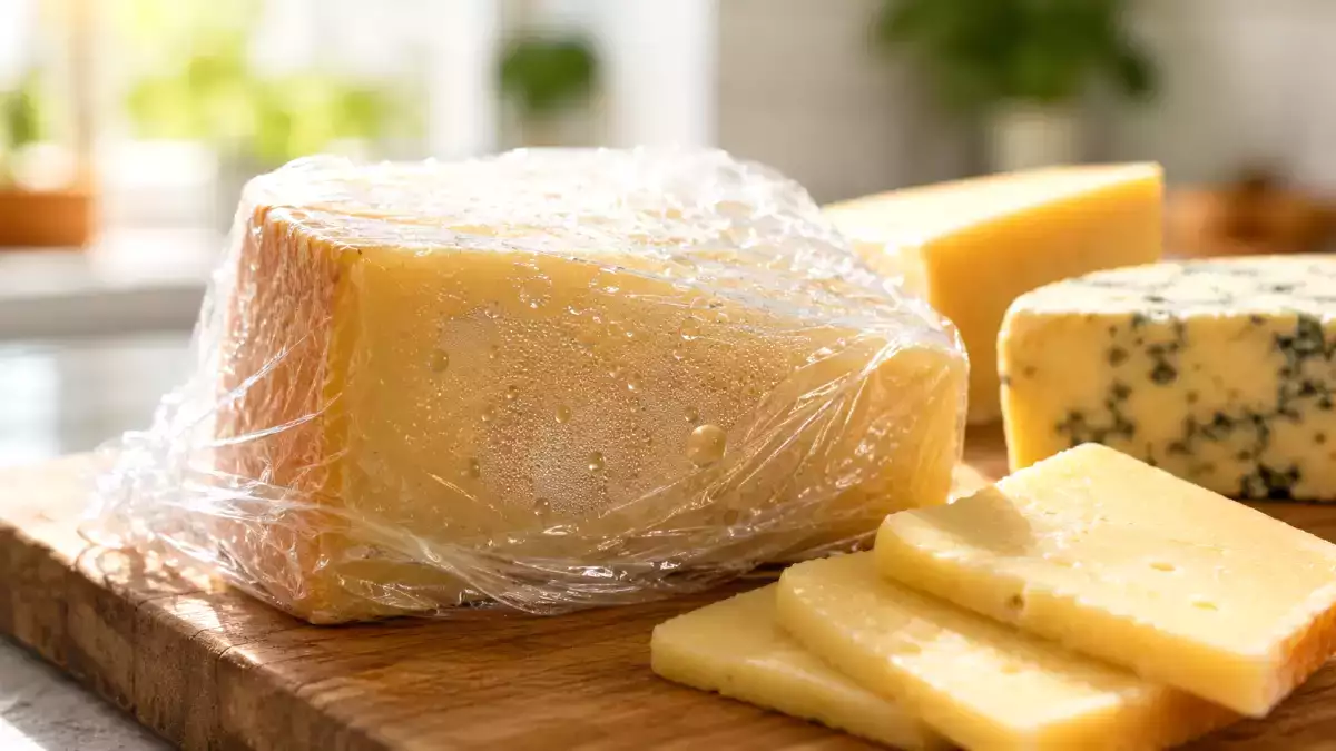 Não embrulhe o queijo em película aderente quando está calor: o erro aparece logo